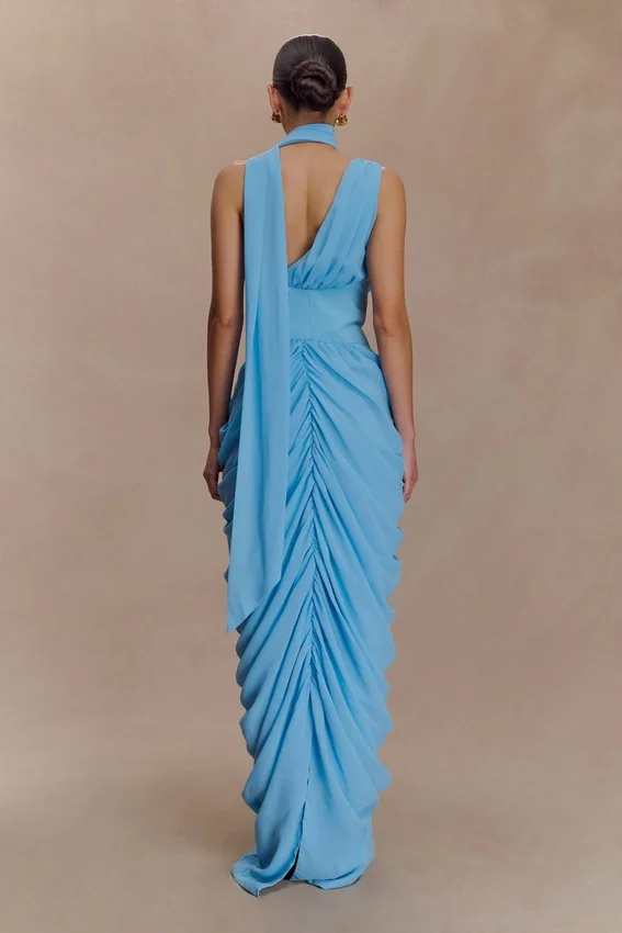 Alex Chiffon Maxi Dress – Blue Alex Chiffon Maxi Dress – Blue