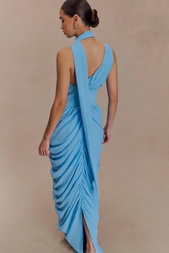 Alex Chiffon Maxi Dress – Blue Alex Chiffon Maxi Dress – Blue