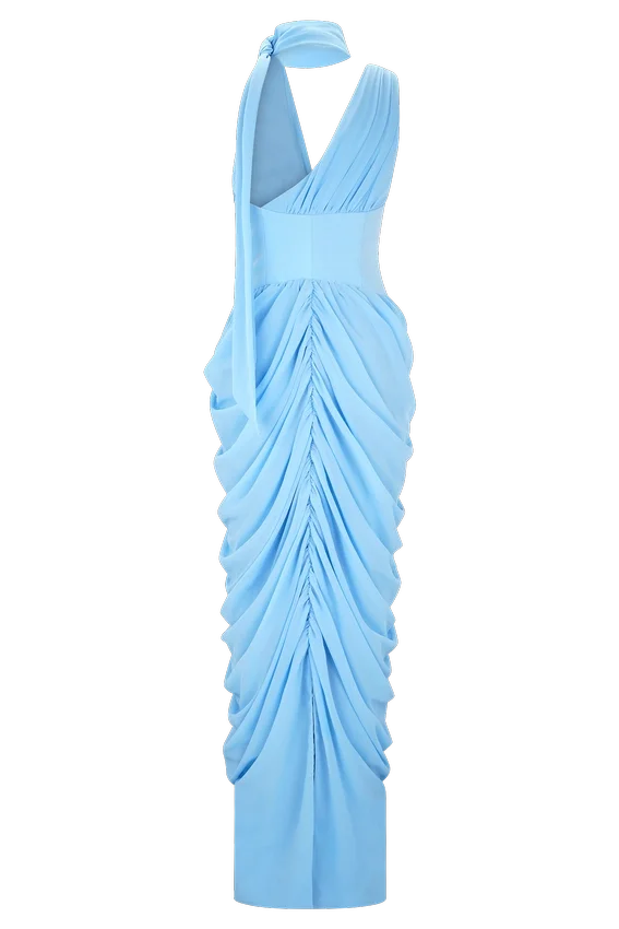 Alex Chiffon Maxi Dress – Blue Alex Chiffon Maxi Dress – Blue