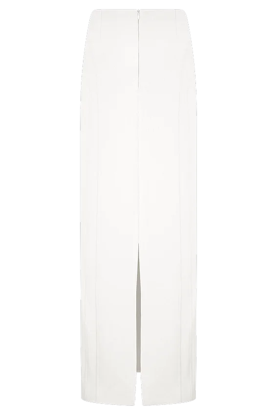 Alma High Waist Maxi Skirt – White Alma High Waist Maxi Skirt – White