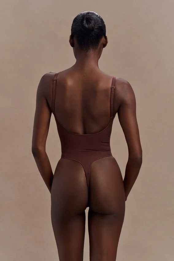 Alyssa Backless Shapewear Bodysuit – Espresso Alyssa Backless Shapewear Bodysuit – Espresso