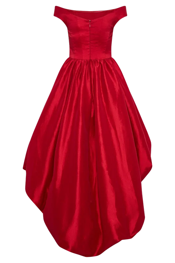 Amelia Bubble Maxi Dress – Ruby Red Amelia Bubble Maxi Dress – Ruby Red