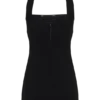 Amelita Suiting Halter Mini Dress – Black Amelita Suiting Halter Mini Dress – Black