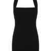 Amelita Suiting Halter Mini Dress – Black Amelita Suiting Halter Mini Dress – Black