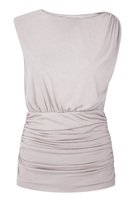 Anthony Short Sleeve Top – Taupe Anthony Short Sleeve Top – Taupe
