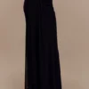 Arna Mesh Maxi Skirt – Black