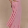 Arna Mesh Maxi Skirt – Candy Pink