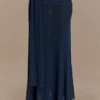 Arna Mesh Maxi Skirt – Midnight Blue