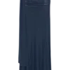 Arna Mesh Maxi Skirt – Midnight Blue