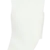 Astrid Asymmetric Sleeveless Suiting Top – White