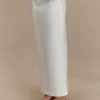 Astrid Suiting Midi Skirt – White