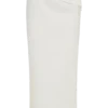 Astrid Suiting Midi Skirt – White