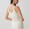 Atlantis Crochet Knit Top – White
