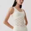 Atlantis Crochet Knit Top – White