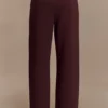 August Straight Leg Jogger – Chocolate