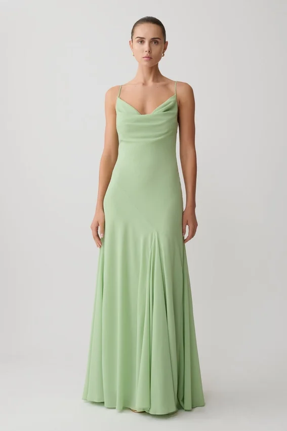 Aurelia Chiffon Maxi Dress – Sage Aurelia Chiffon Maxi Dress – Sage