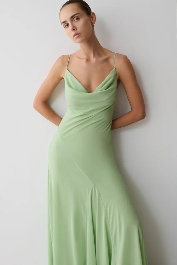 Aurelia Chiffon Maxi Dress – Sage Aurelia Chiffon Maxi Dress – Sage