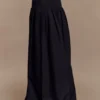 Autumn Maxi Skirt – Black