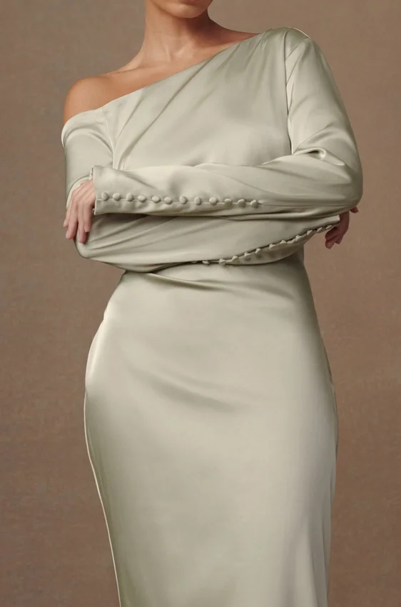 Avery Long Sleeve Maxi Dress – Sage Avery Long Sleeve Maxi Dress – Sage