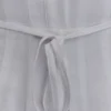 Aysha Buttoned Linen Midi Dress – White Aysha Buttoned Linen Midi Dress – White