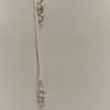 Beryl Slinky Maxi Dress With Pearls – Ivory
