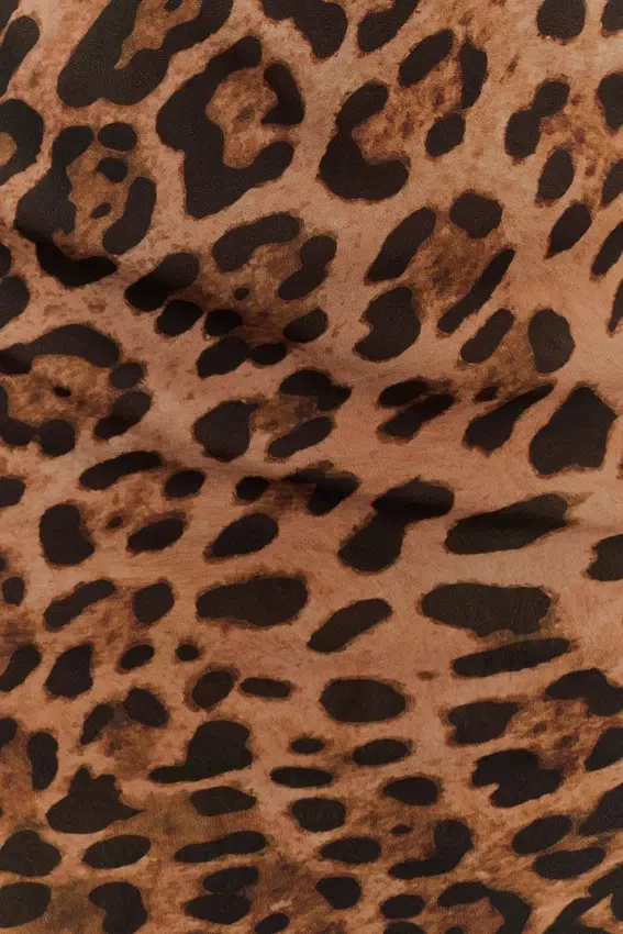 Breanna Strapless Chiffon Maxi Dress – Leopard Print Breanna Strapless Chiffon Maxi Dress – Leopard Print