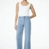 Caitlin Mid Rise Denim Jeans – Classic Blue