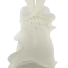Caprice Halter Knit Mini Dress – White