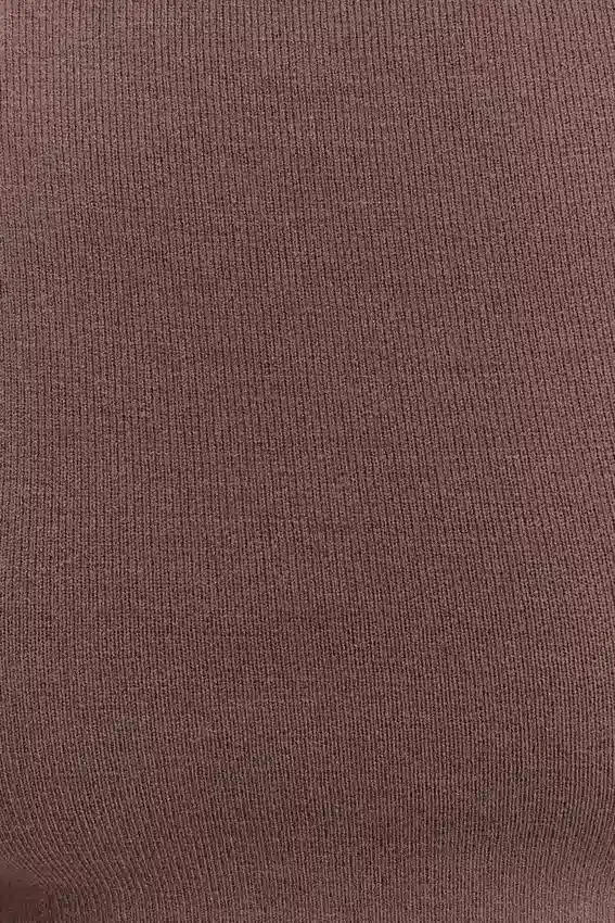 Carley Off Shoulder Knit Top – Cacao Brown Carley Off Shoulder Knit Top – Cacao Brown