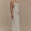 Casey Linen Embroidered Maxi Skirt – Natural Casey Linen Embroidered Maxi Skirt – Natural