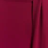 Celina Chiffon Halter Top With Hardware – Cherry Red