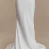 Clara Fishtail Maxi Skirt – White