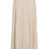 Clarence Linen A-Line Maxi Skirt – Natural