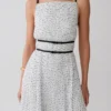 Clarisse Pleated Maxi Dress – Polka Dot