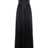 Coco Dropped Waist Maxi Dress – Black