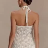 Corey Crochet Halter Neck Top – Ivory