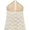 Corey Crochet Halter Neck Top – Ivory