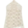 Corey Crochet Halter Neck Top – Ivory