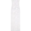 Cornelia Floral Sheer Maxi Dress – Ivory