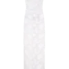 Cornelia Floral Sheer Maxi Dress – Ivory