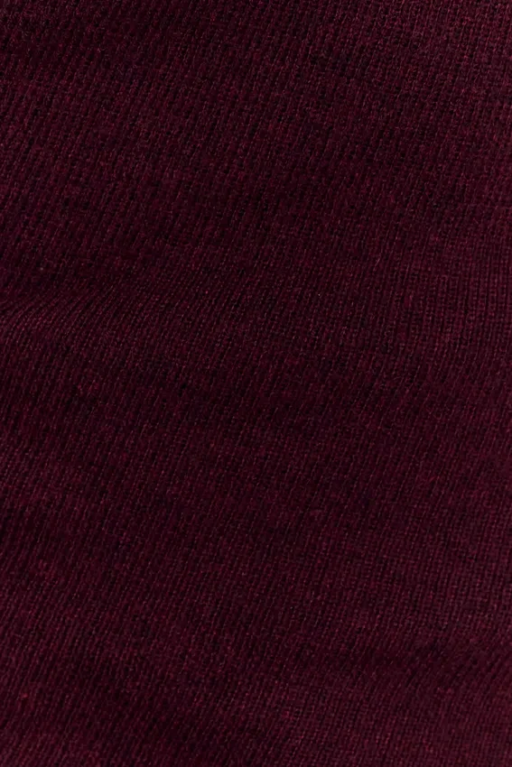 Culver Draped Twist Knit Top – Wine Culver Draped Twist Knit Top – Wine