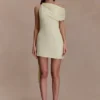 Daisie Chiffon Mini Dress – Lemon