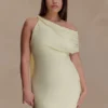 Daisie Chiffon Mini Dress – Lemon