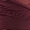 Dallas One Shoulder Mesh Mini Dress – Mahogany Dallas One Shoulder Mesh Mini Dress – Mahogany