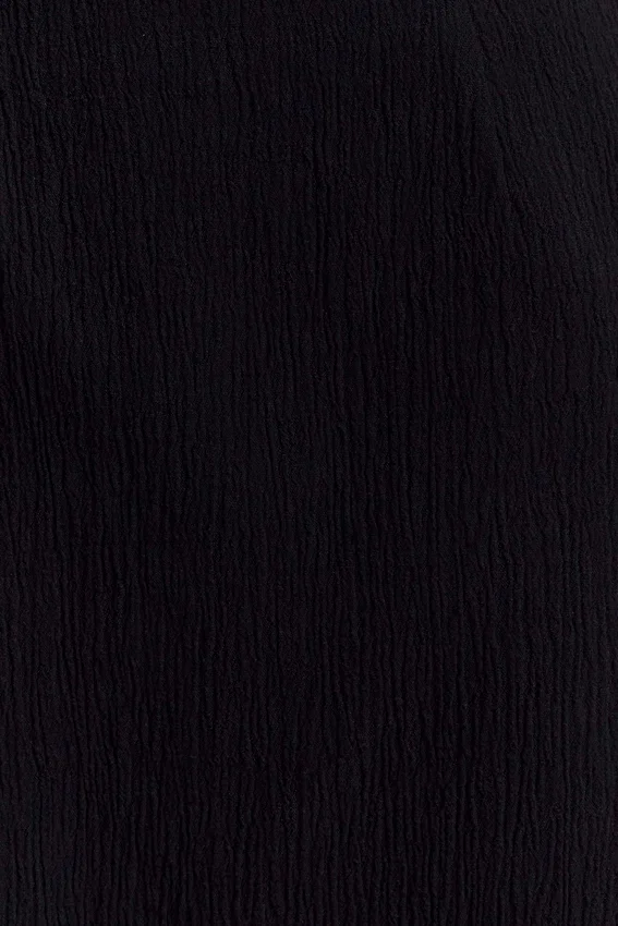 Dayana Cotton Mini Skirt – Black Dayana Cotton Mini Skirt – Black