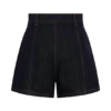 Demi High Waisted Denim Shorts – Washed Indigo Blue