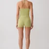Dimitri Mini Knit Shorts With Belt – Light Olive