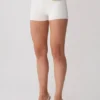 Dimitri Mini Knit Shorts With Belt – Ivory