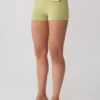 Dimitri Mini Knit Shorts With Belt – Light Olive