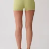 Dimitri Mini Knit Shorts With Belt – Light Olive